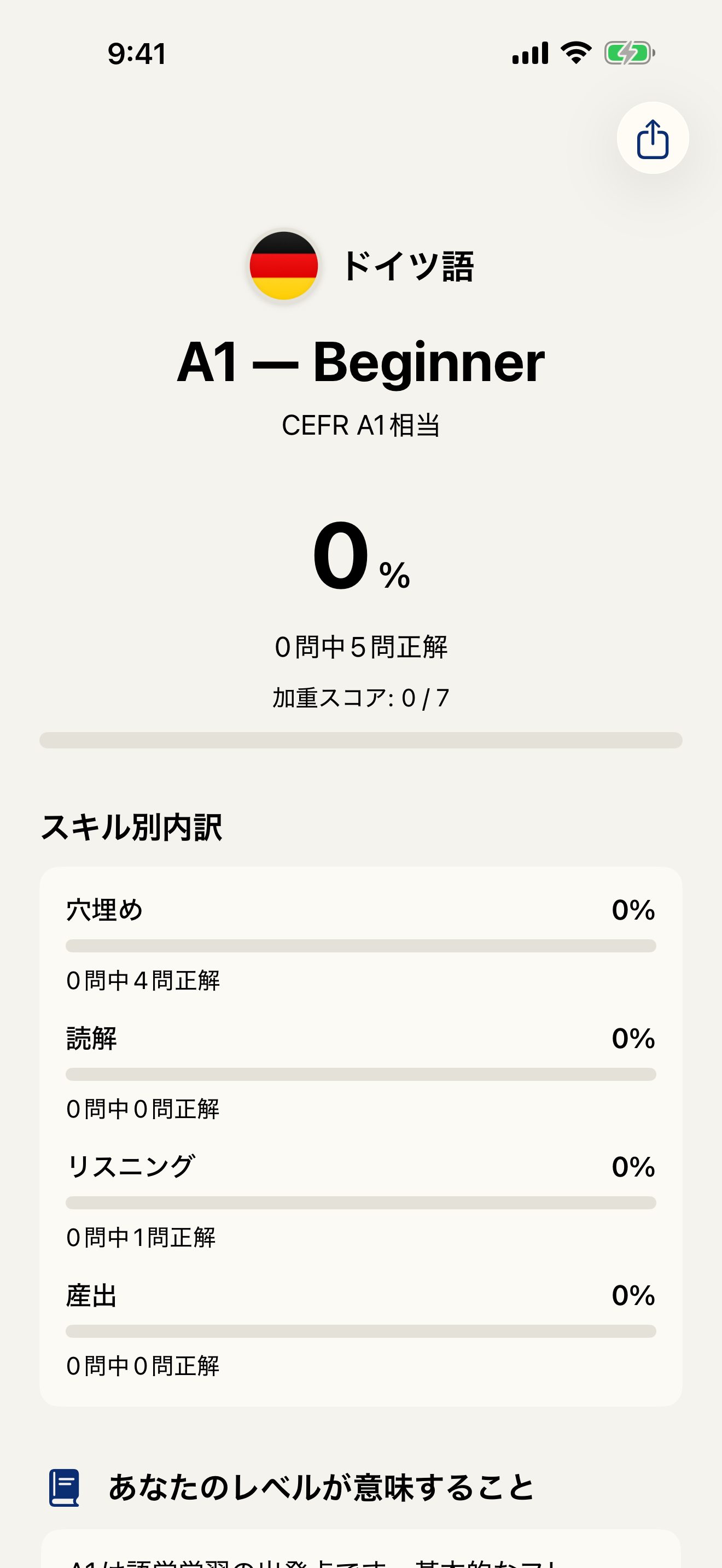 結果を受け取る