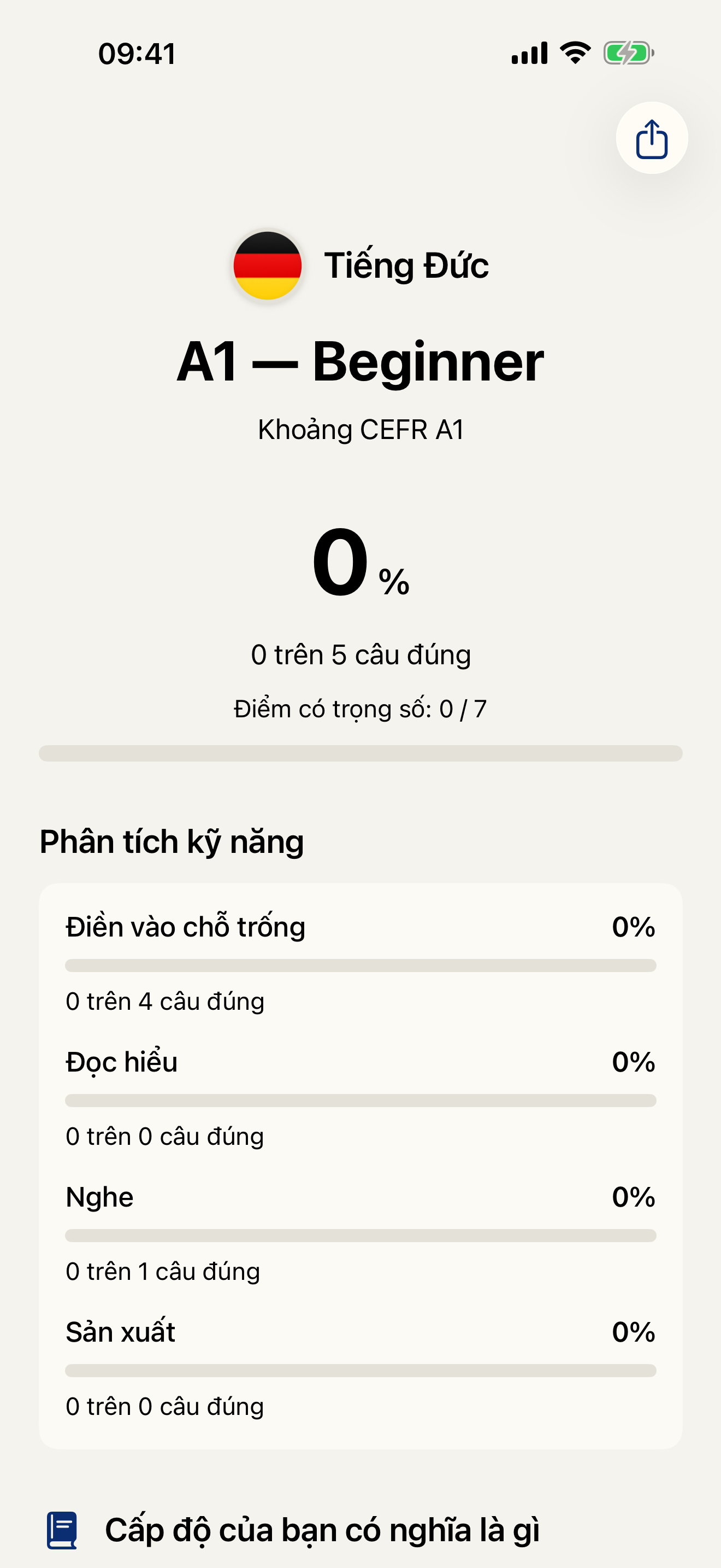 Nhận kết quả